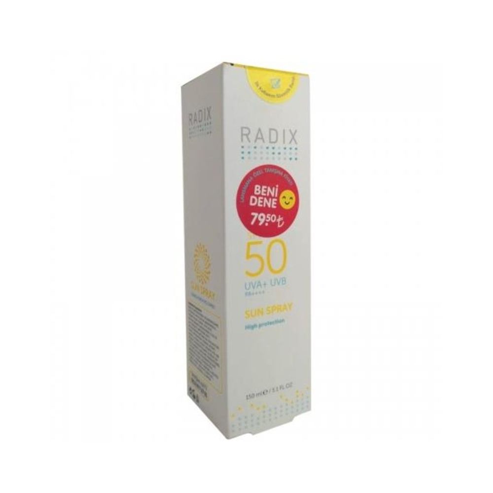 radix sun spray high protection spf 50