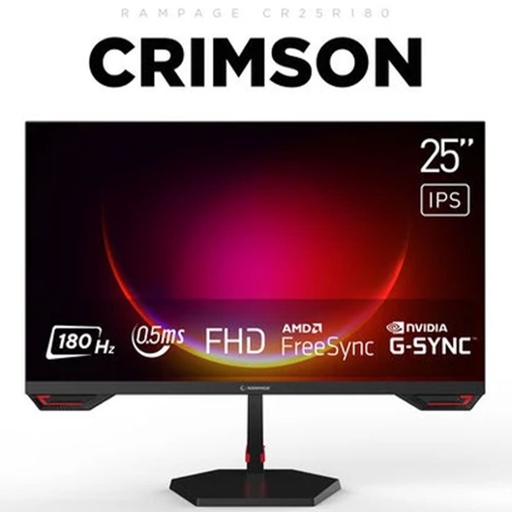 Rampage Crimson CR25R180 25 inç 180Hz 0.5ms Oyuncu Monitörü