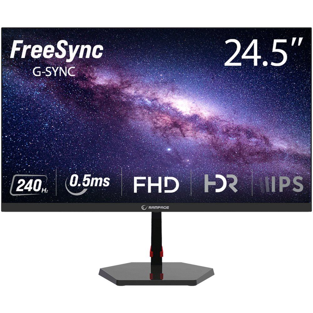 Rampage Raven RV25R240F 25 inç 240Hz 0.5ms IPS Oyuncu Monitörü