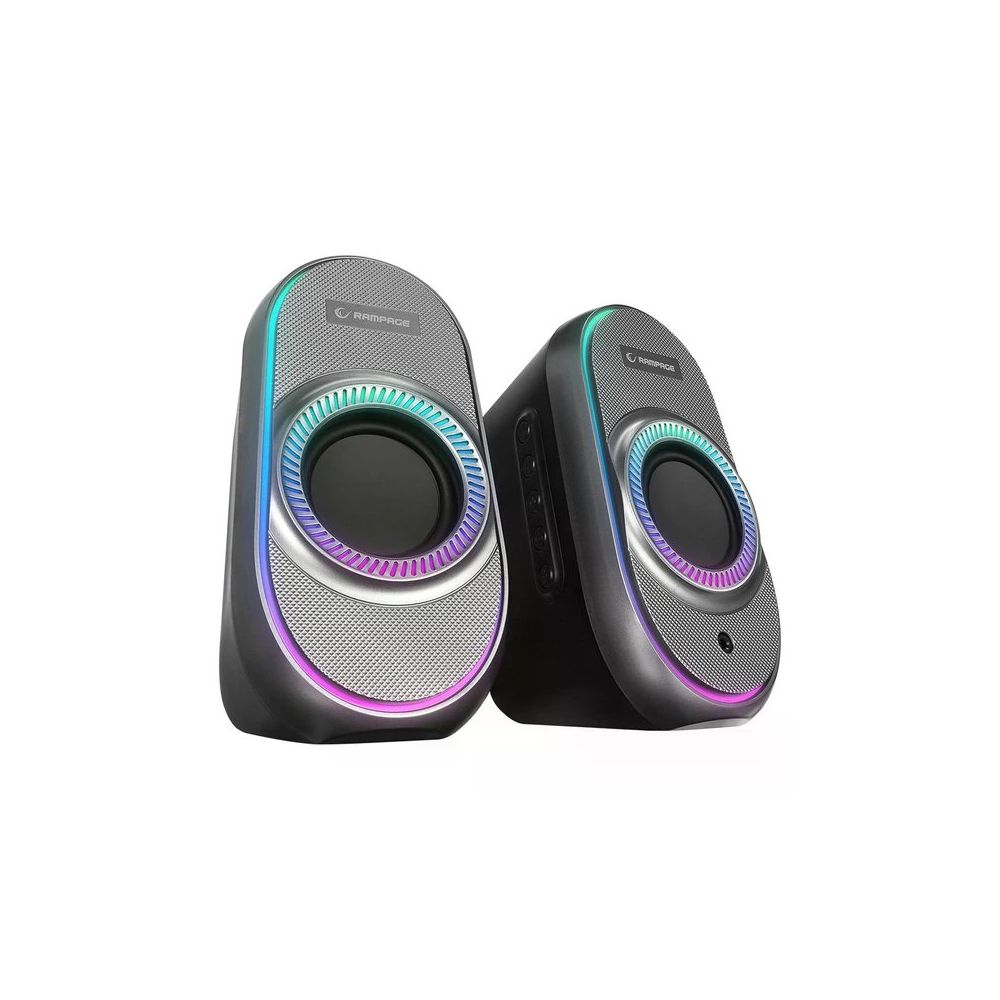 Rampage RMS-X3 2.0 6 W Siyah Multimedia RGB Işıklı Gaming USB Bluetooth Speaker