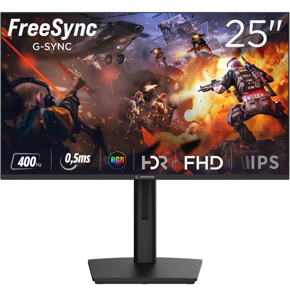 Rampage Titan TT25F400F 24.5 inç 400Hz 0.5ms IPS Oyuncu Monitörü