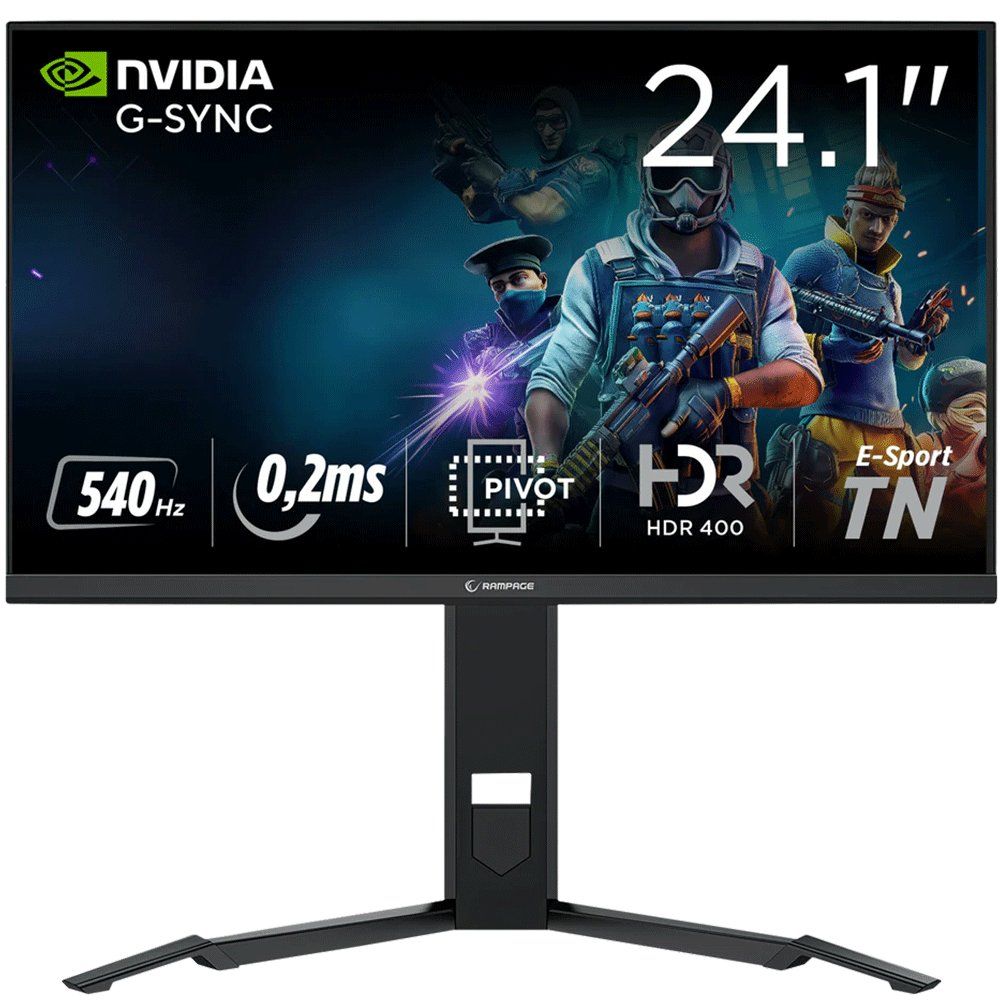 Rampage Zenith ZN24TN540 24.1 inç 540Hz 0.2ms OLED Oyuncu Monitörü