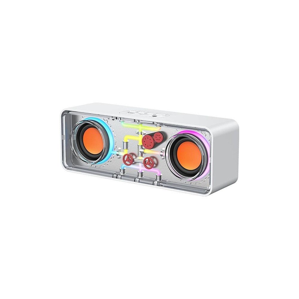 Recci RSK-W38 Space Station Serisi Beyaz Bluetooth Hoparlör