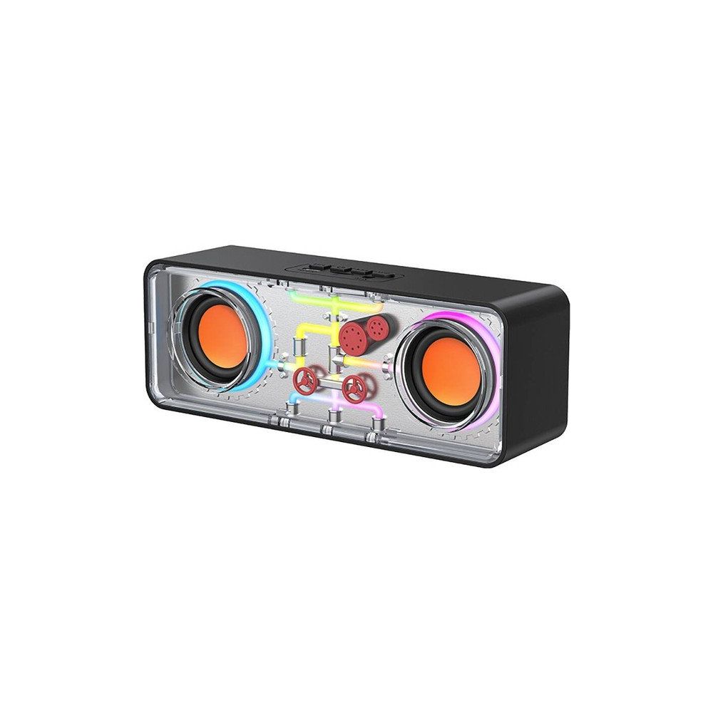 Recci RSK-W38 Space Station Serisi Siyah 10 W Bluetooth Hoparlör