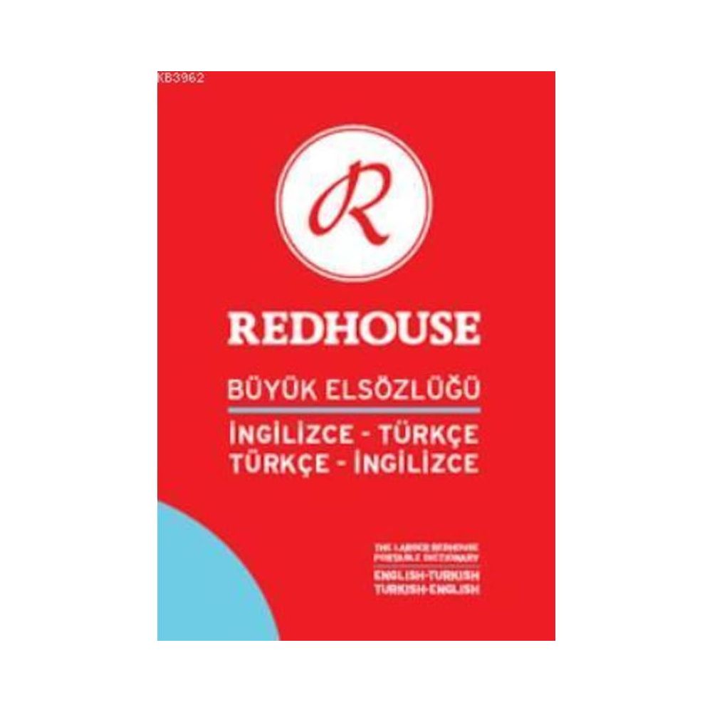 REDHOUSE BÜYÜK ELSÖZLÜĞÜ İNGİLİZCE-TÜRKÇE / TÜRKÇE-İNGİLİZCE