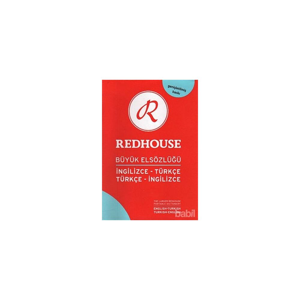 REDHOUSE BÜYÜK ELSÖZLÜĞÜ İNGİLİZCE-TÜRKÇE / TÜRKÇE-İNGİLİZCE