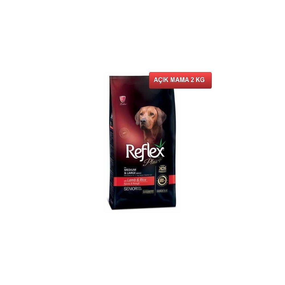 Reflex Plus 2 Kg Kuzulu Orta Ve Buyuk Irk Yasli Kopek Mamasi Acik Mama Fiyatlari