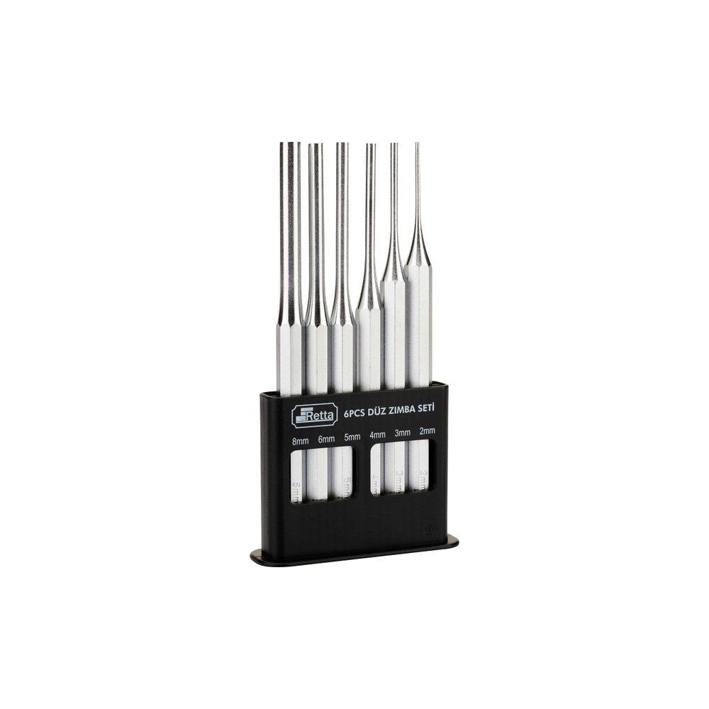 Retta RPS0208 6'lı Düz Pim Zımba Set Fiyatları