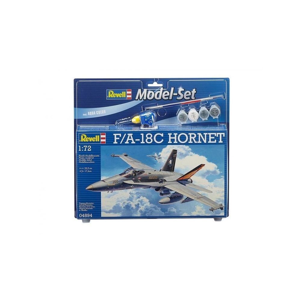 23,5 cm , 4894 Escala 1:72 04894 Kit Modello Revell Revell-F/A-18C Maqueta F/A-18C Hornet 