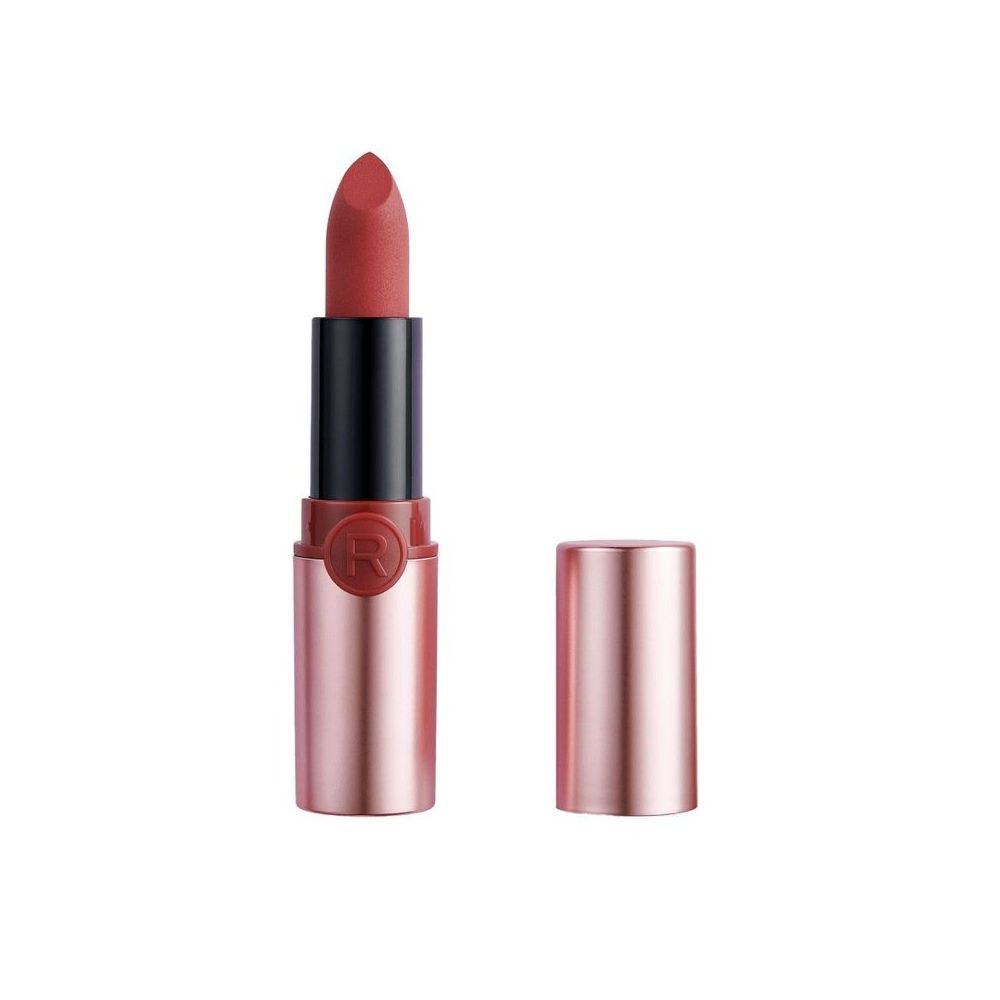 makeup revolution powder matte lipstick rosy