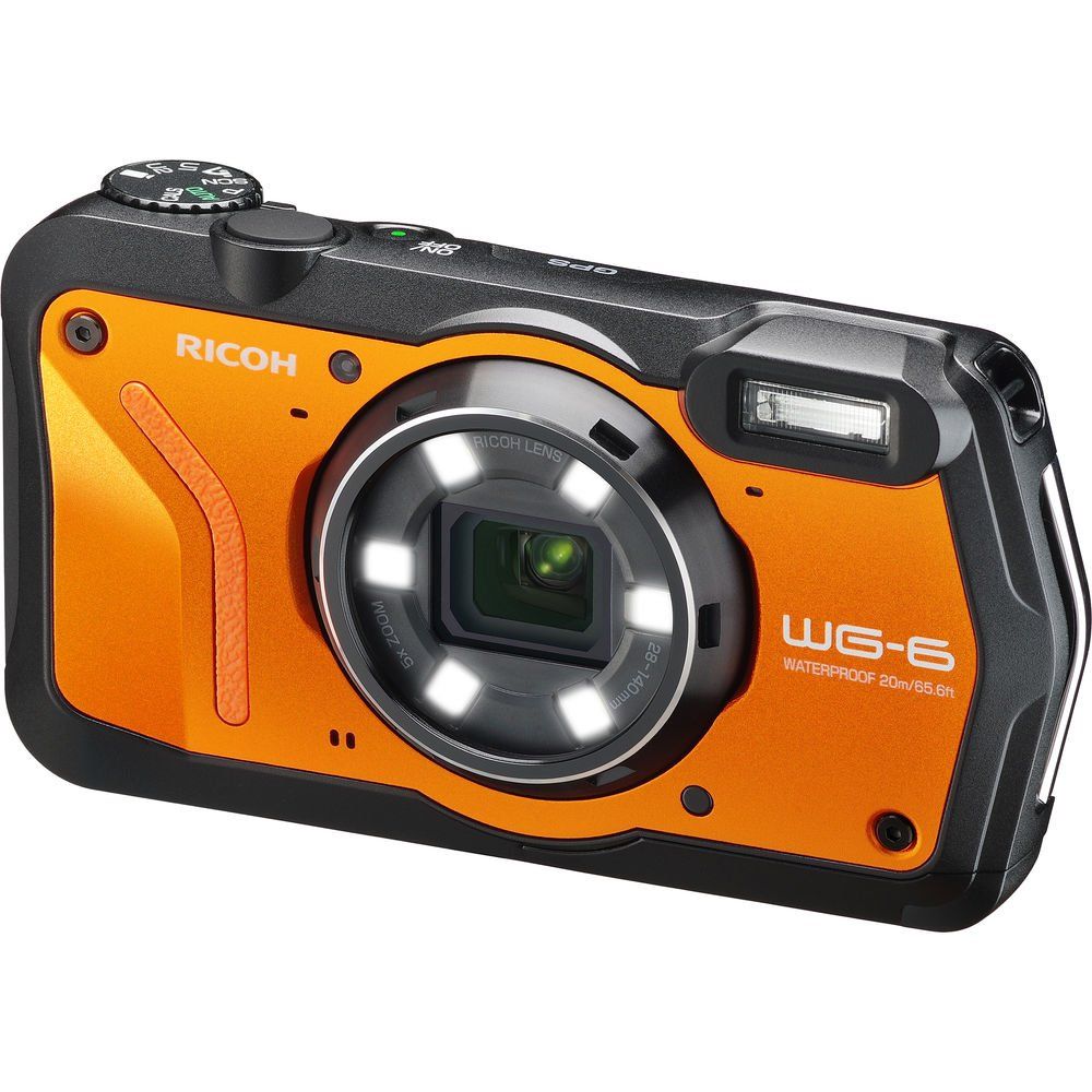 Ricoh WG-6 Turuncu Dijital Fotoğraf Makinesi