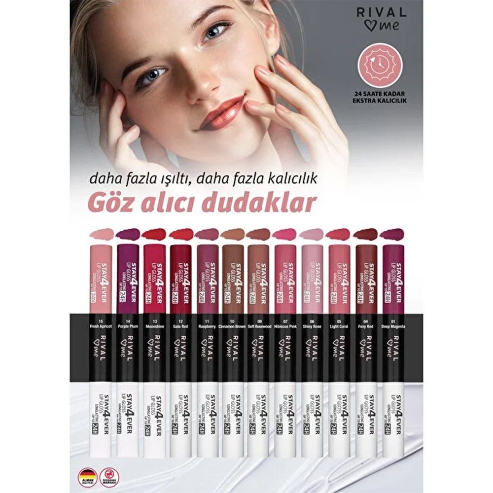 Rival Loves Me Stay4ever No:07 Hibiscus Pink 7 ml Dudak