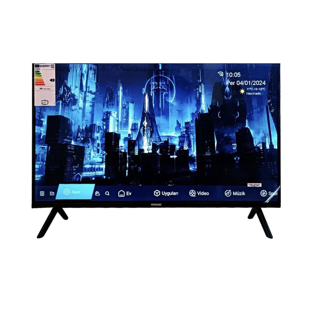 Rose ATV-332 32 inç 82 Ekran HD Android LED TV