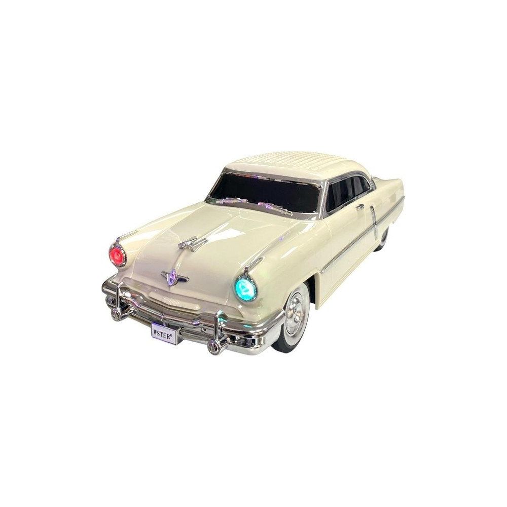 Rose WS-1957 Araba Görünümlü Taşınabilir Şarjlı Bej Bluetooth Hoparlör