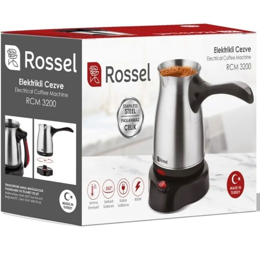 Rossel Premium RCM 3200 Inox Elektrikli Cezve Fiyatları