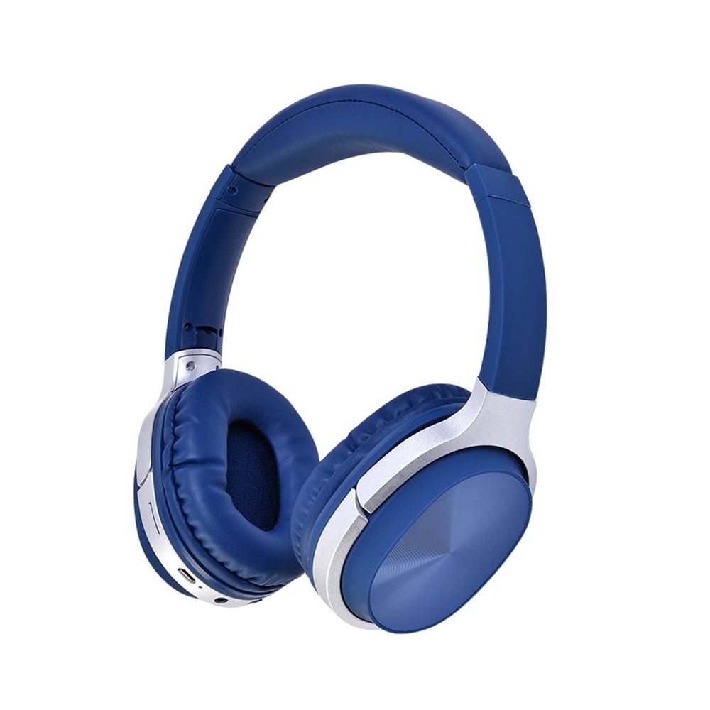 Rosstech BT830 Mavi Süper Bass Gürültü Azaltıcı Bluetooth 5.0 Kulak Üstü Kulaklık
