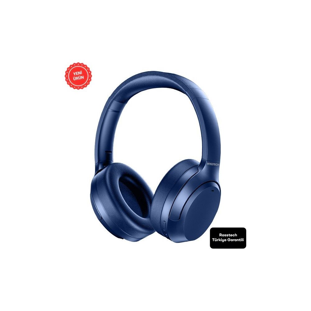 Rosstech Sounparty RS-600 Lacivert Bluetooth Kulaklık