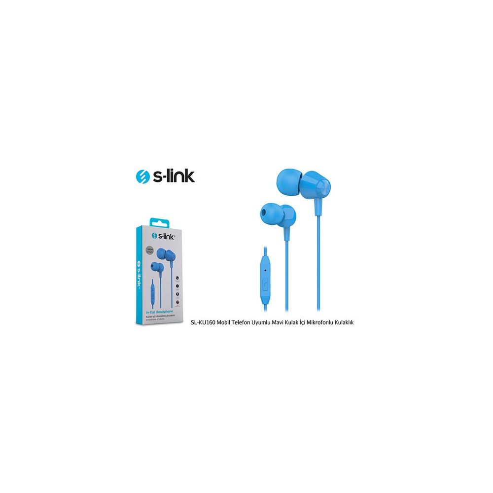 S-Link SL-KU160 Mavi Kulaklık