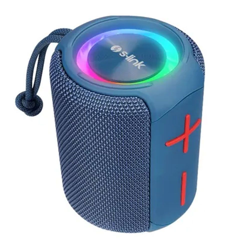 S-Link SL-S79 Roll Mavi 6W 1200 mAh USB-TF-TWS-IPX5 Bluetooth Hoparlör