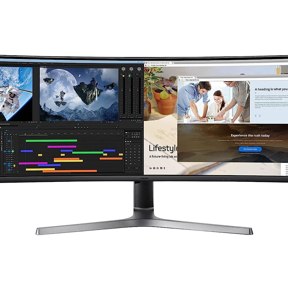 Samsung LC49RG90SSRXUF 49 inç 4ms 120Hz 2K QLED Curved Oyuncu Monitörü