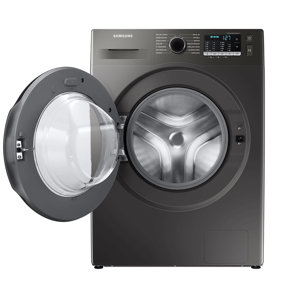 غسالة Samsung 9 كغم 1400 دورة 14 برنامج A+++ Eco Bubble - Inox