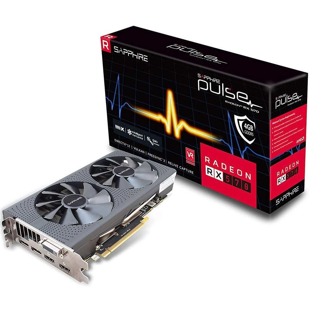 Sapphire AMD Radeon RX 570 Pulse 4GB 256Bit GDDR5 11266-04-20G