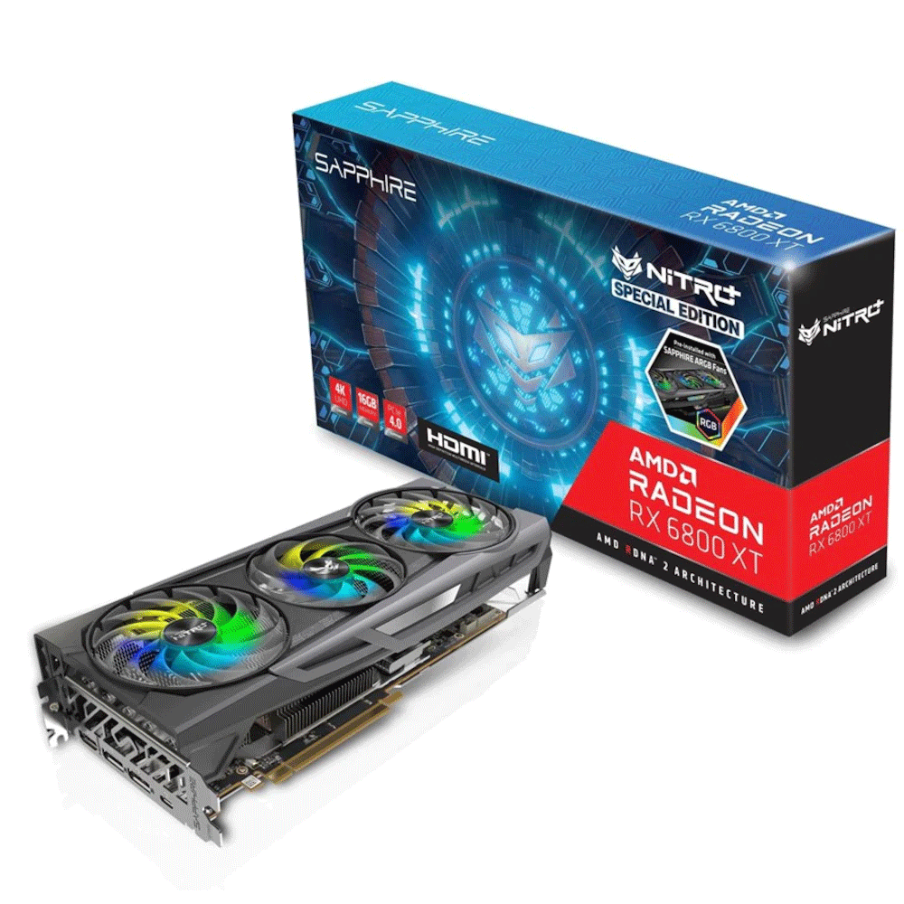 Sapphire AMD Radeon RX 6800 XT SE Nitro+ 11304-01-20G 16 GB GDDR6