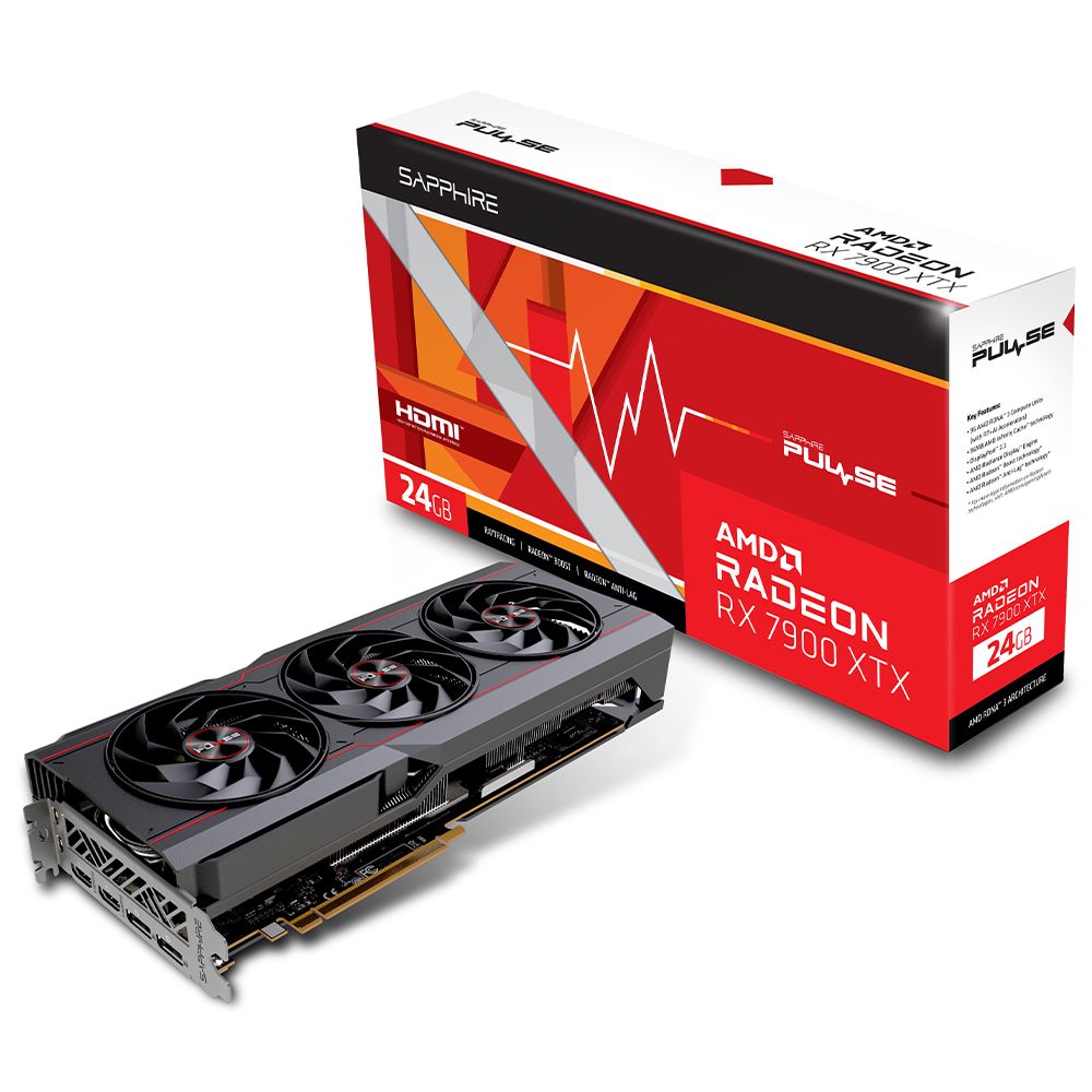 Sapphire Pulse Radeon RX 7900 XTX 11322-02-20G 24GB GDDR6 Ekran