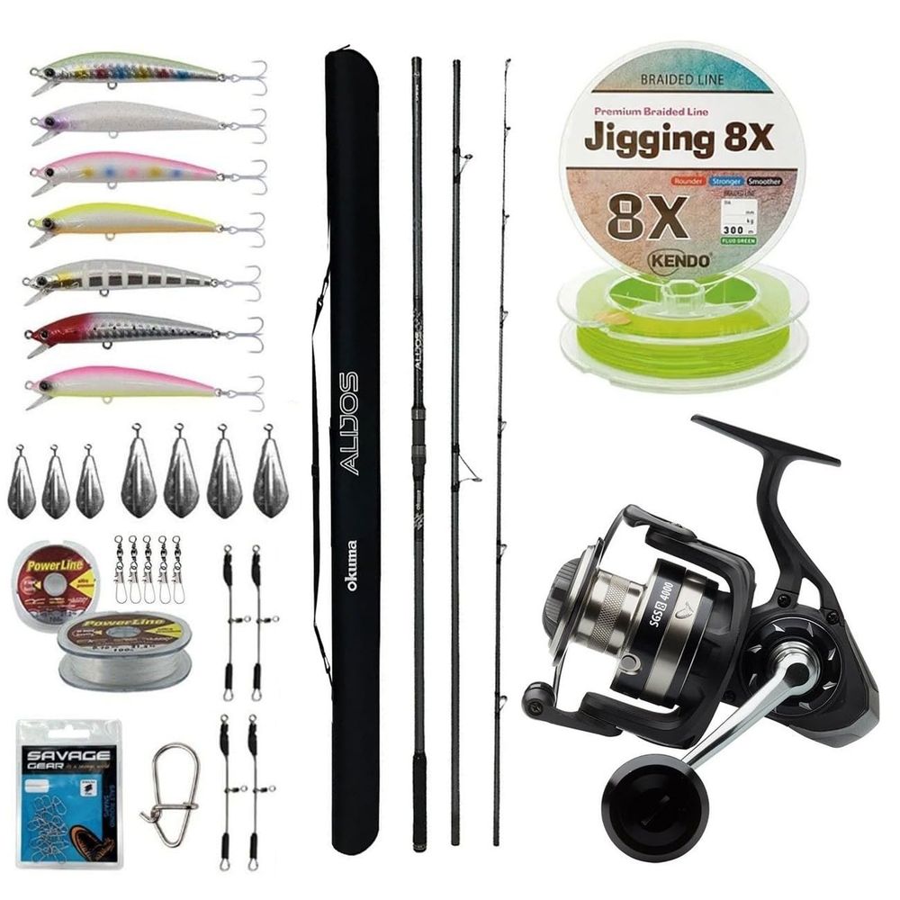 Savage Gear SGS8 8000 FD 8+1BB Jig Olta Makinesi+Okuma Alijos Surf