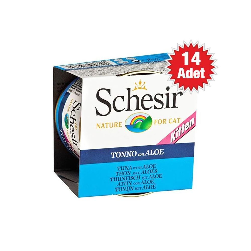 Schesir Suda Pisirilmis Ton Balikli Aloeverali 14x85 Gr Yavru Kedi Yas Mamasi Fiyatlari