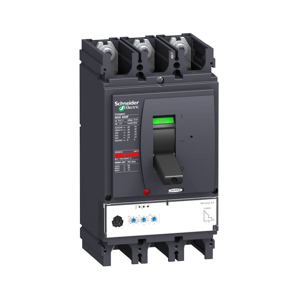 Schneider LV432676 NSX400F 400A 36kA Mic 2.3 Termik Manyetik