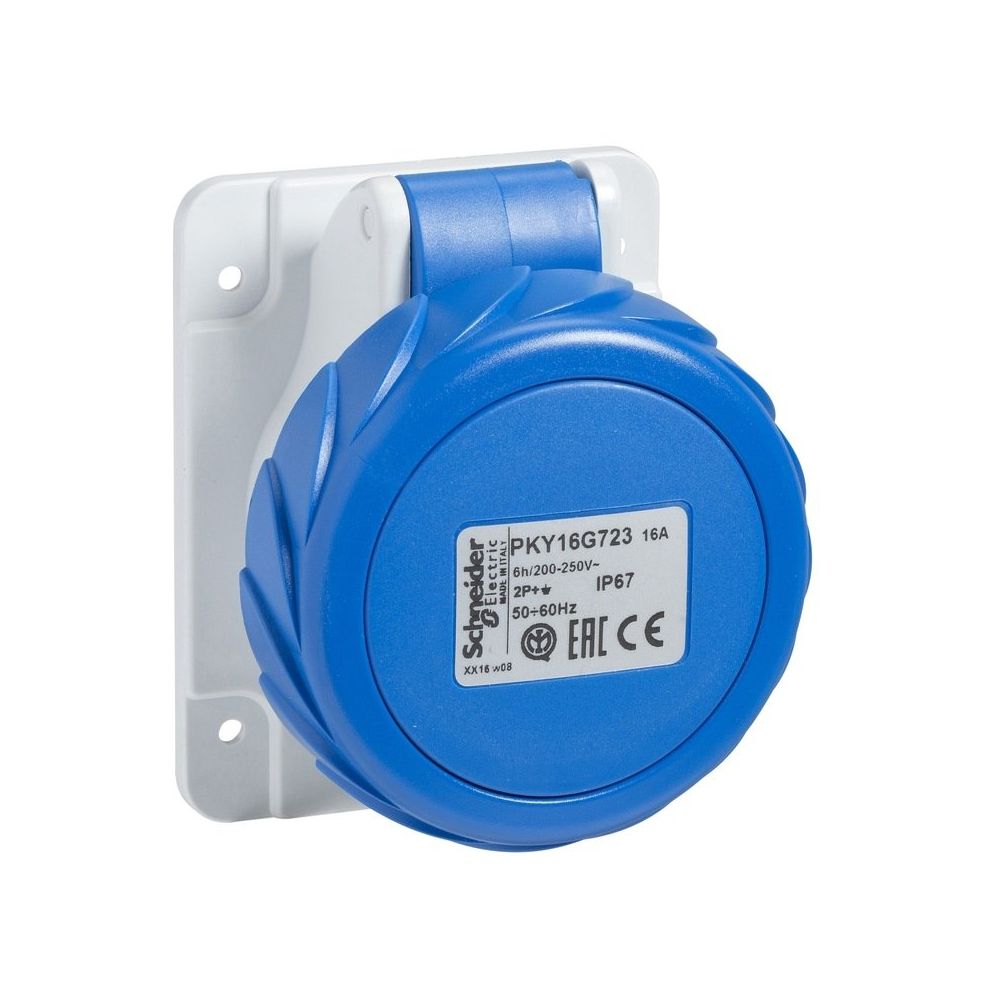 Schneider PKY32G723 Pratika 200-250V AC 3x32A 2P+E Monofaze IP67
