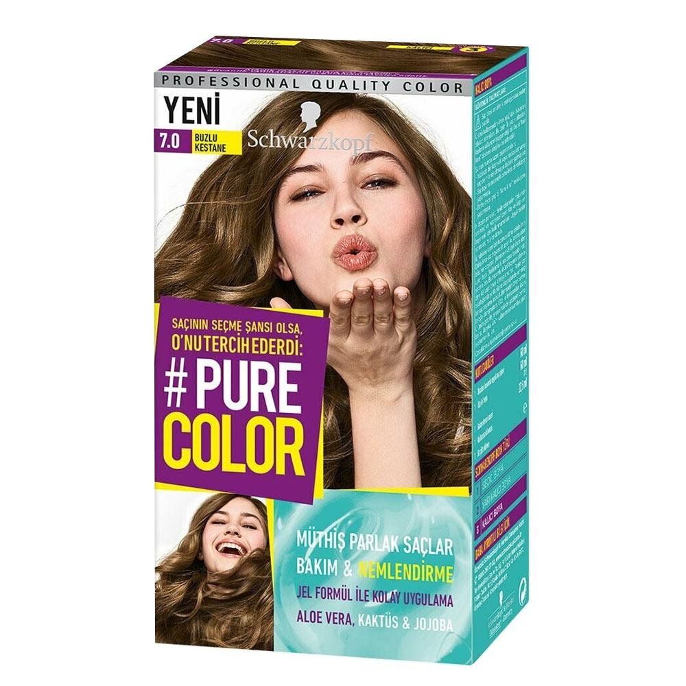 Scwarzkopf Buzlu Kestane 7 0 Pure Color Sac Boya Kiti Fiyatlari