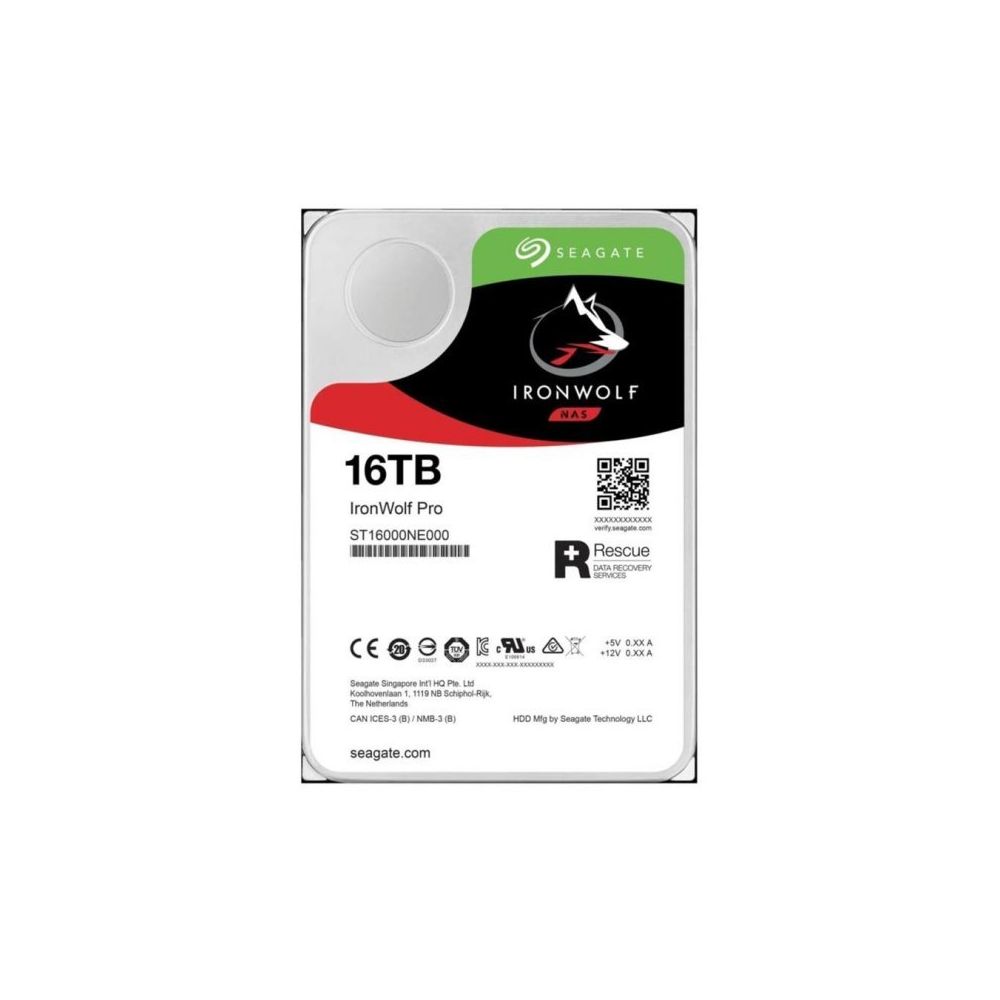 Seagate ST16000NT001 Ironwolf 16 TB 3.5 inç 7200RPM 256 MB NAS
