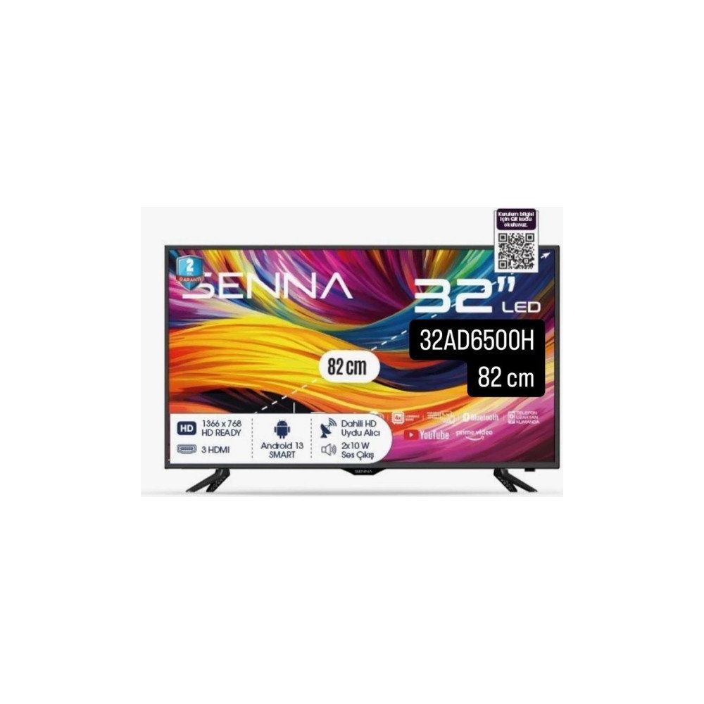 Senna 32AD6500H 32 inç 82 Ekran HD Ready Android LED TV