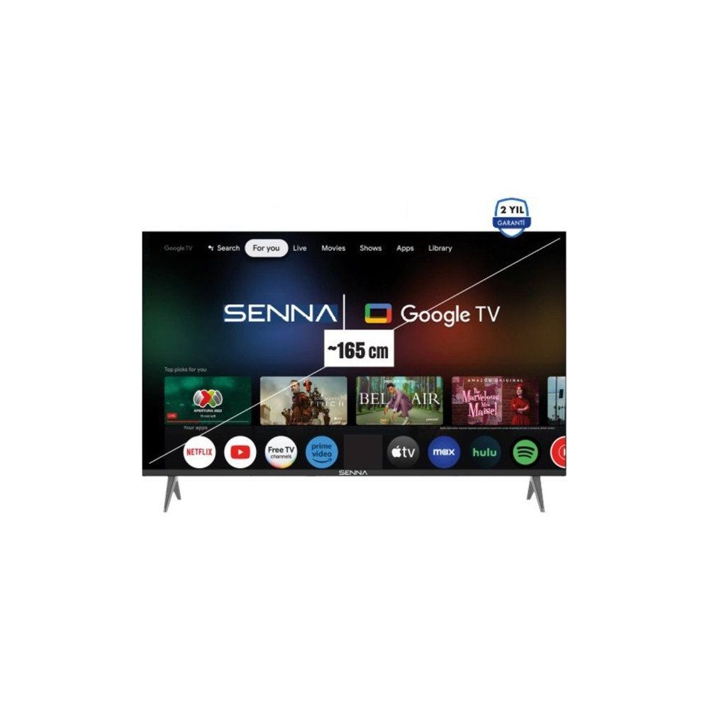 Senna 65UQ9500F 65 inç 165 Ekran 4K Ultra HD Google LED TV