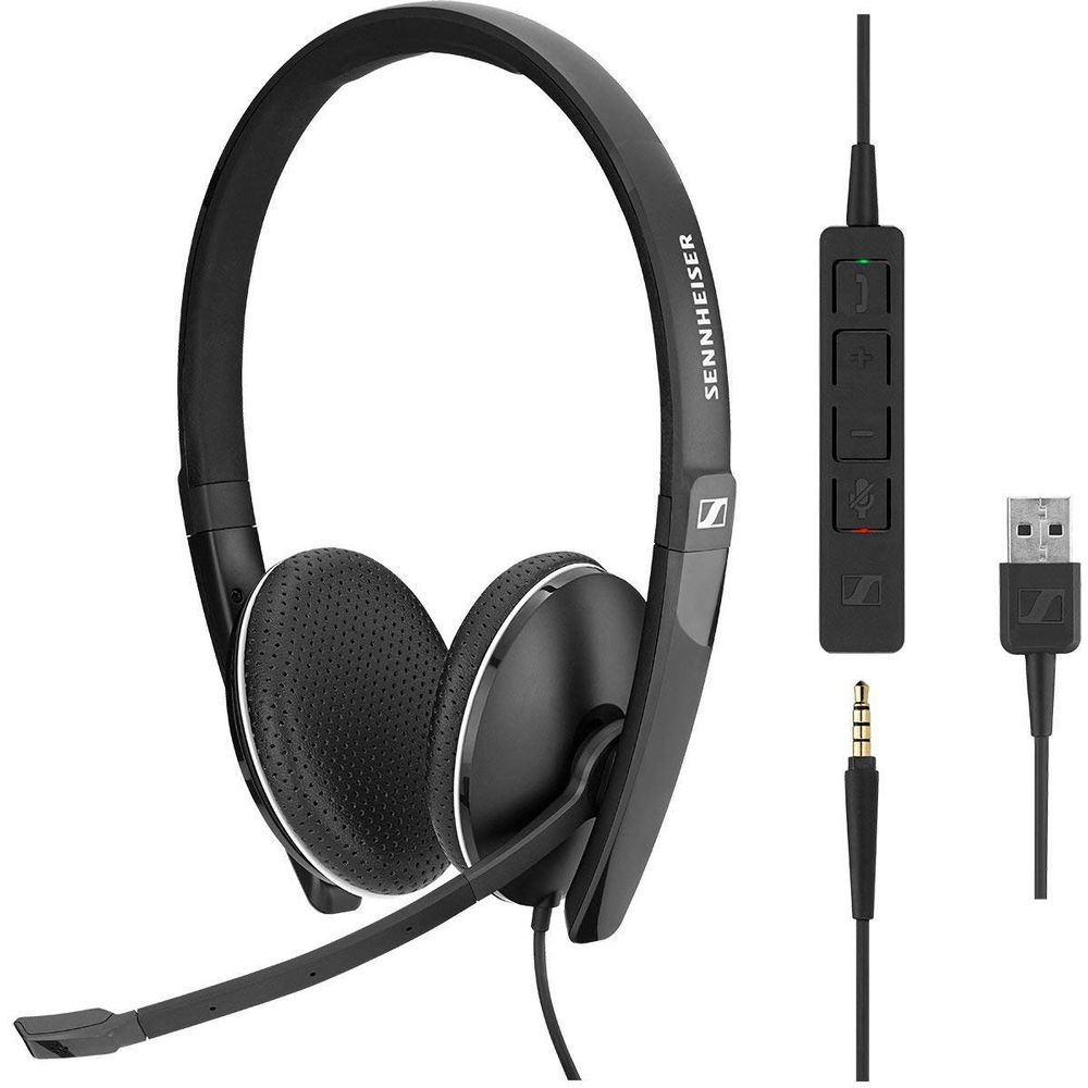 Sennheiser SC 165 USB-C Siyah Headset Saç Bandı Kulaklık
