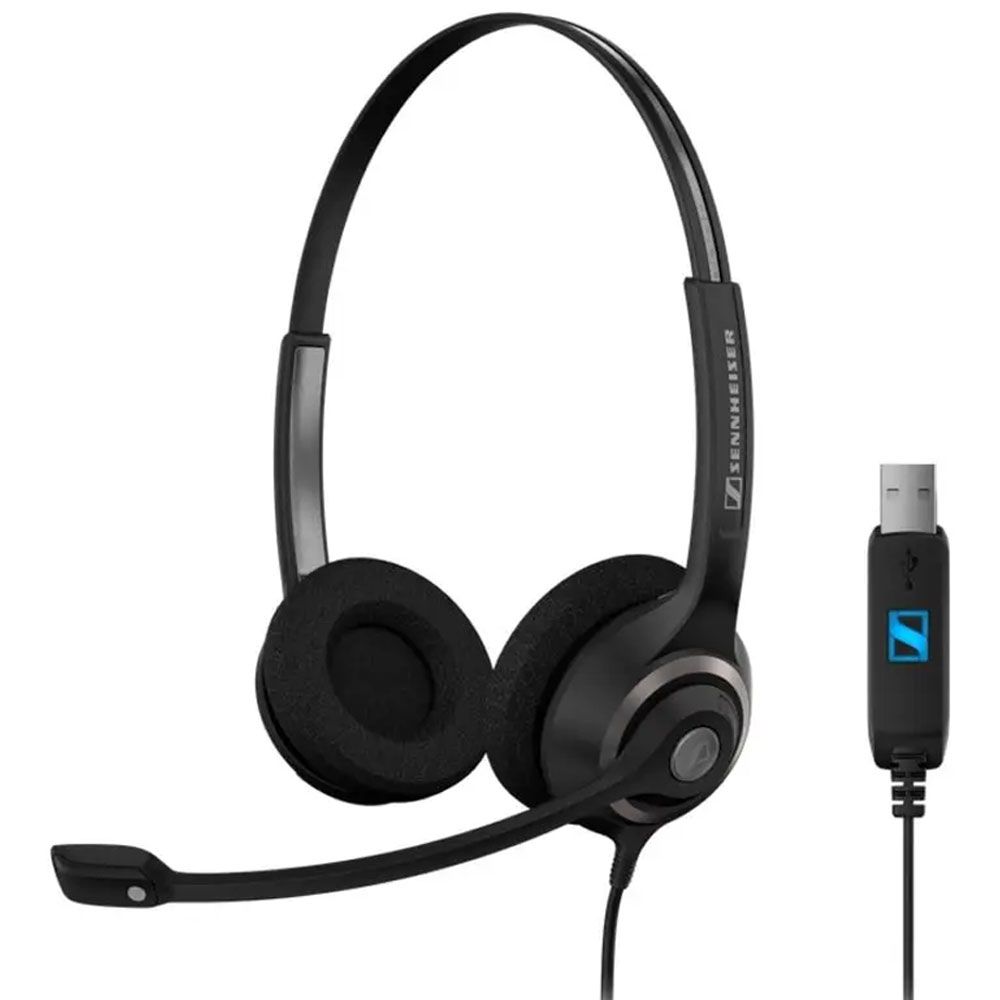 Sennheiser SC 260 USB Çift Taraflı Taçlı USB Kablolu HD Kulaklık