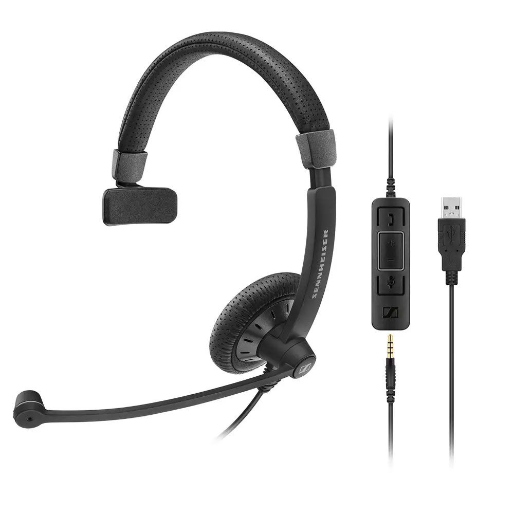 Sennheiser SC 45 USB MS Siyah Headset Saç Bandı Kulaklık