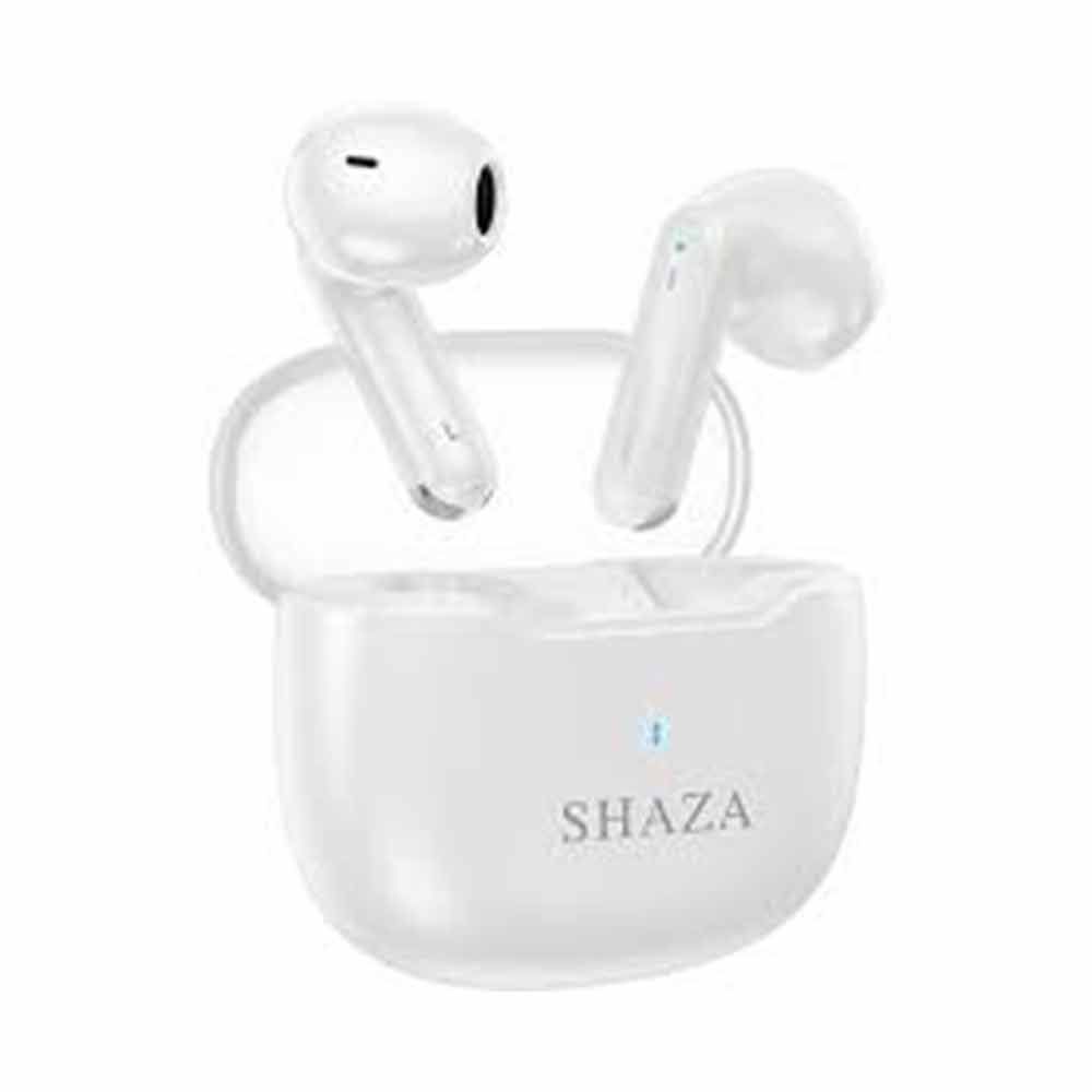 Shaza Air 7 Gürültü Azaltma ENC 4 Mikrofonlu TWS Beyaz Bluetooth Kulaklık