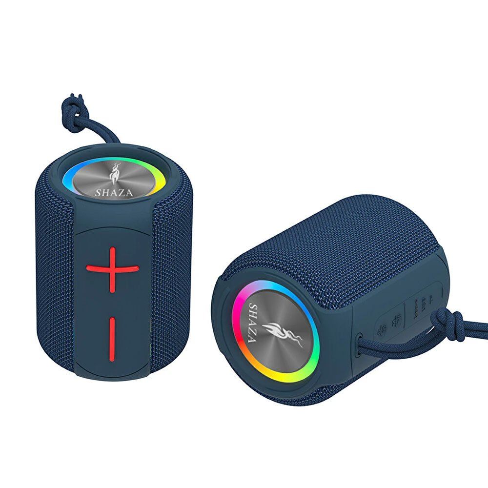 Shaza SZBTS01-M IPX6 Suya Dayanıklı 6 W Ses Çıkışı Mavi Taşınabilir Bluetooth Hoparlör