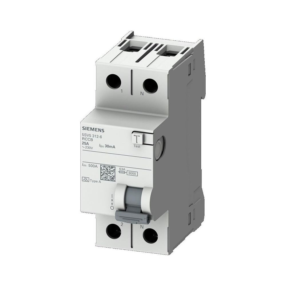 Siemens 5SV5616-6 A Tip 63 A 230 V 300 mA Kaçak Akım Koruma Rölesi