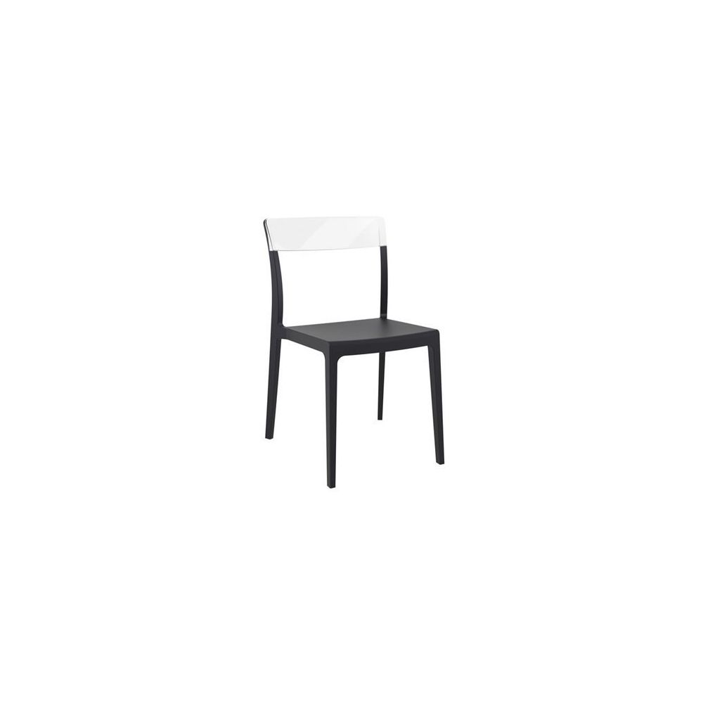 Siesta Flash Siyah Seffaf Sandalye Fiyatlari