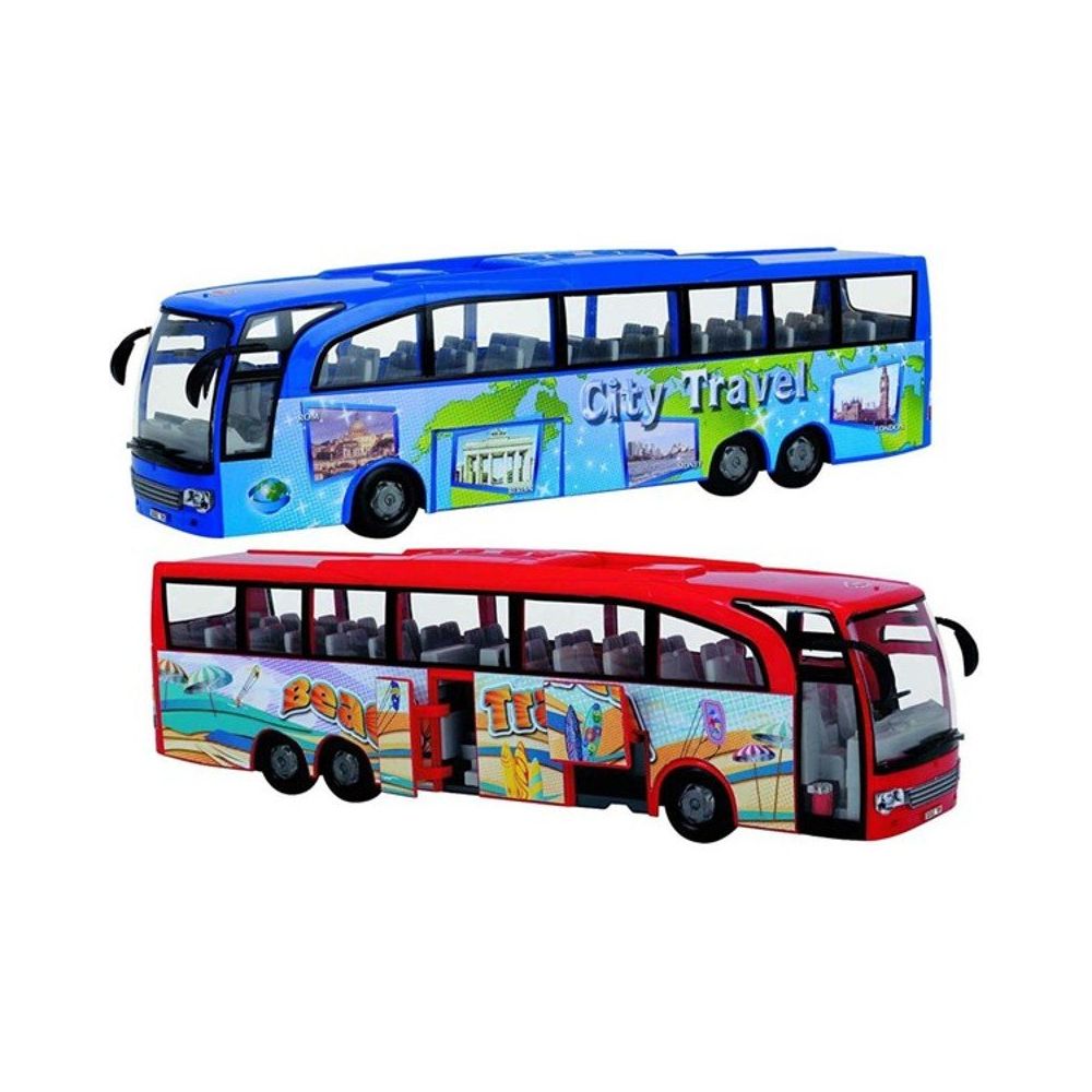 Year Dickie 203745005-2 Touring Bus Blue from Assort 3 