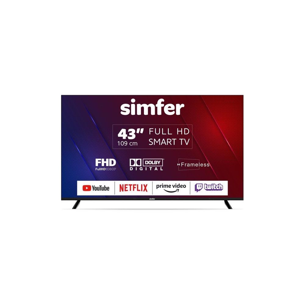 Simfer 43SFSA4B 43 inç 109 Ekran Full HD Android LED TV