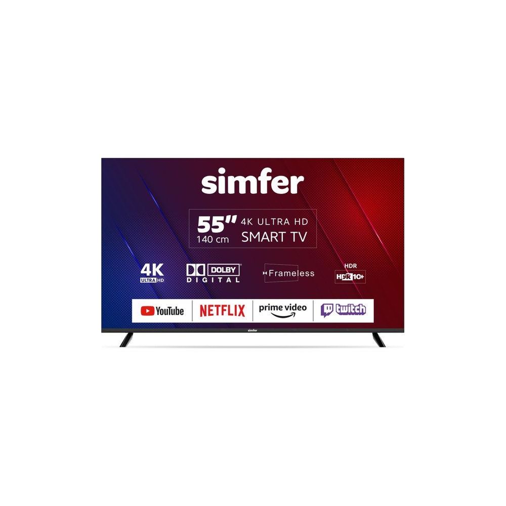 Simfer 55SFSA6B 55 inç 140 Ekran 4K Ultra HD Android LED TV