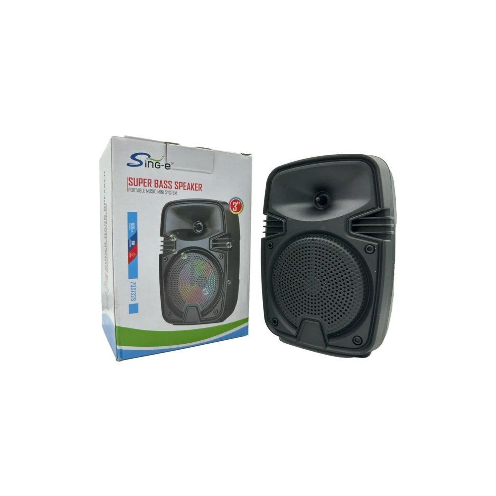Sing-e ZQS1328 17 cm FM Bluetooth Super Bass Hoparlör