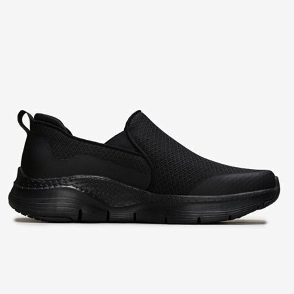 Skechers 232043 BBK Arch Fit Banlin Siyah Erkek Spor Ayakkabı