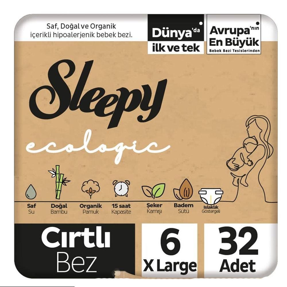 VOLUMES VIA & no sleep 2枚セット Sleepy Natural Double Soft Ultra Paket Bebek Bezi 6 Numara Xlarge