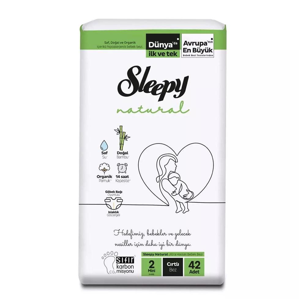 Sleepy Natural No:2 Mini 42 Adet Bebek Bezi Fiyatları